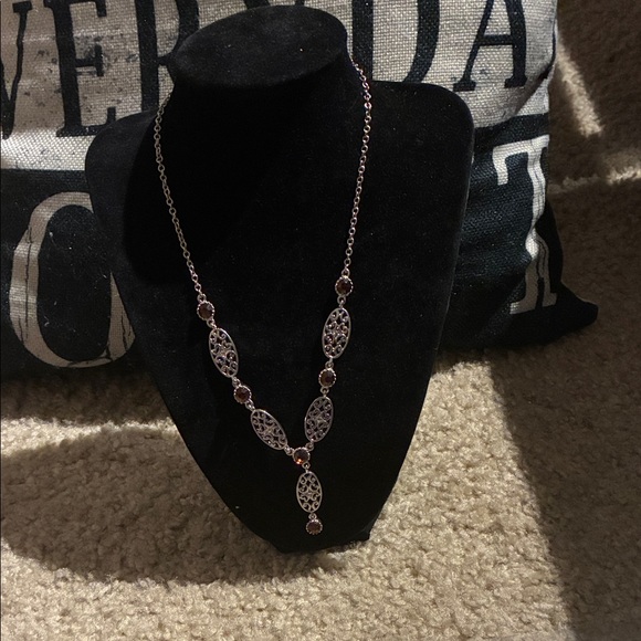Cookie Lee Jewelry - Cookie Lee Silver and Red Necklace